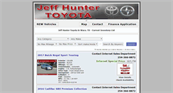 Desktop Screenshot of jeffhunterpreowned.com